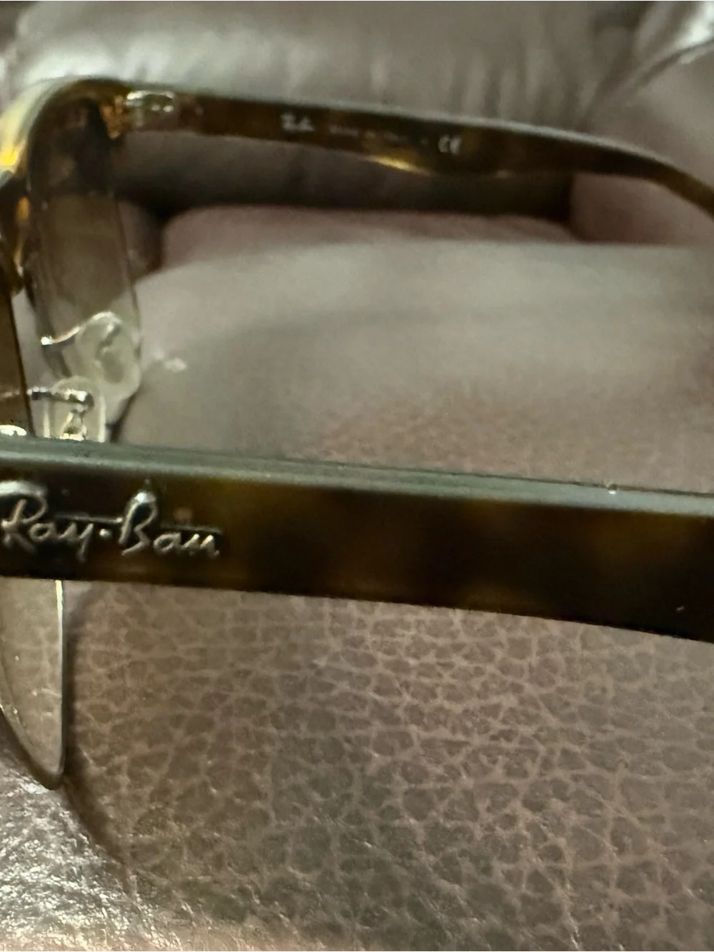Ray-Ban Brown Tortoise Gradient Aviator Sunglasses